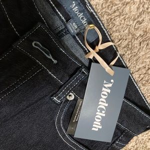 NWT ModCloth Dark Wash Flare Jeans 6P